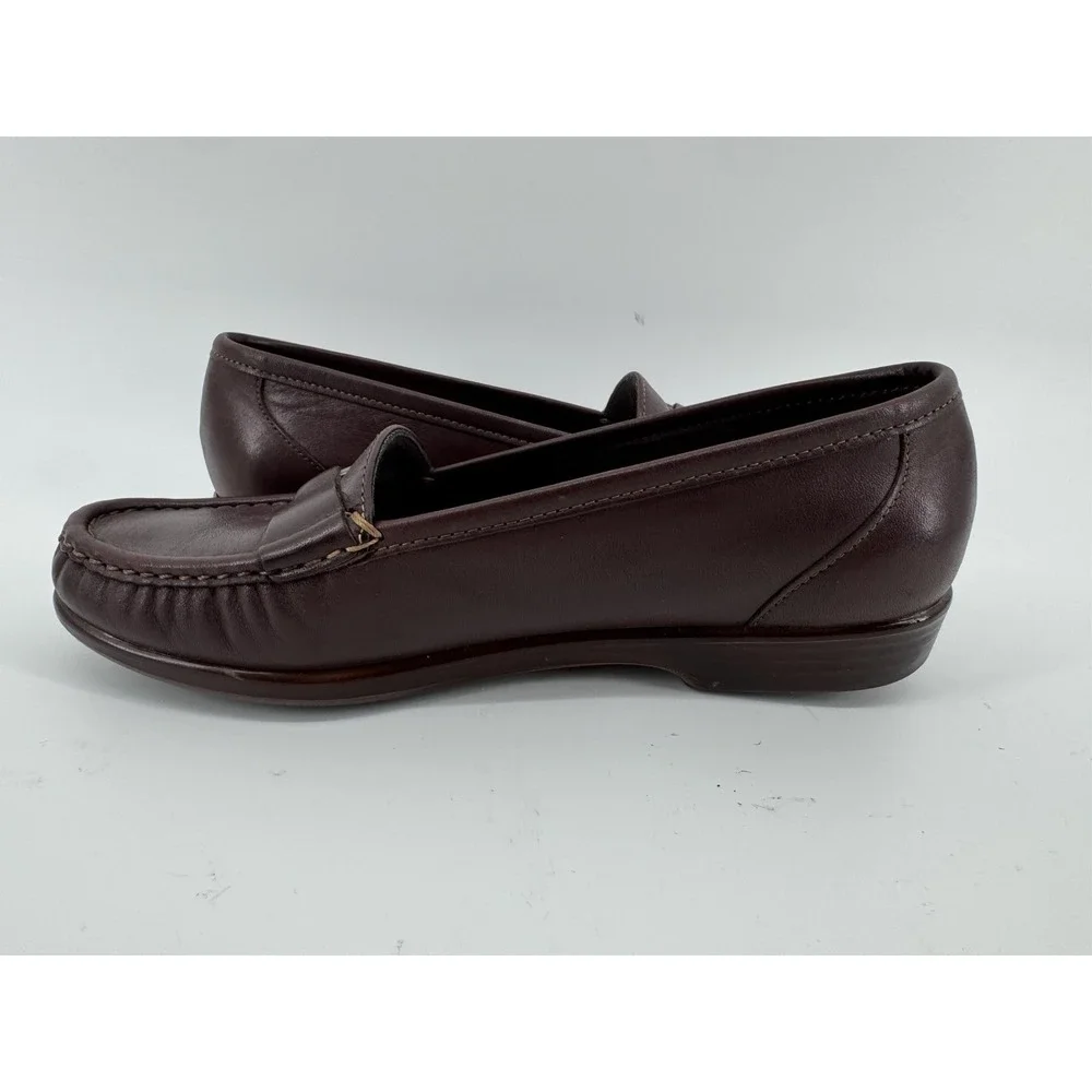 SAS Jewel Loafers Womens US 8.5 Brown Tripad Comfort Moc Toe Slip On Shoes